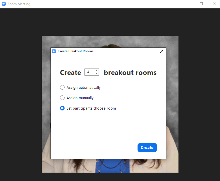 Let participants choose a breakout room in Zoom - SOE IT Blog