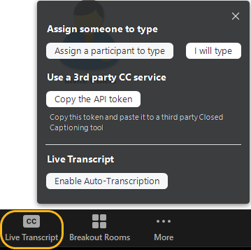 Closed Captioning with Zoom SOE IT Blog