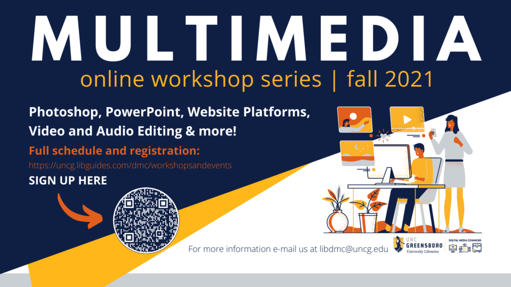 multimedia online workshop series graphic